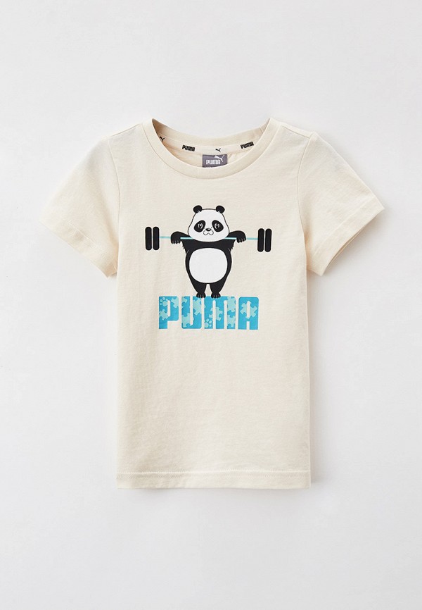 

Футболка PUMA, Бежевый, Paw Tee