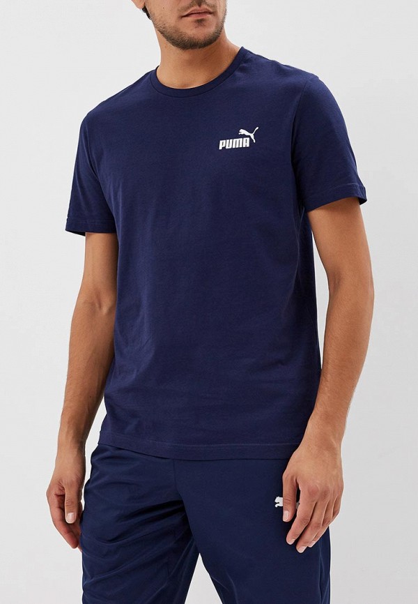 

Футболка PUMA, Синий, ESS Small Logo Tee