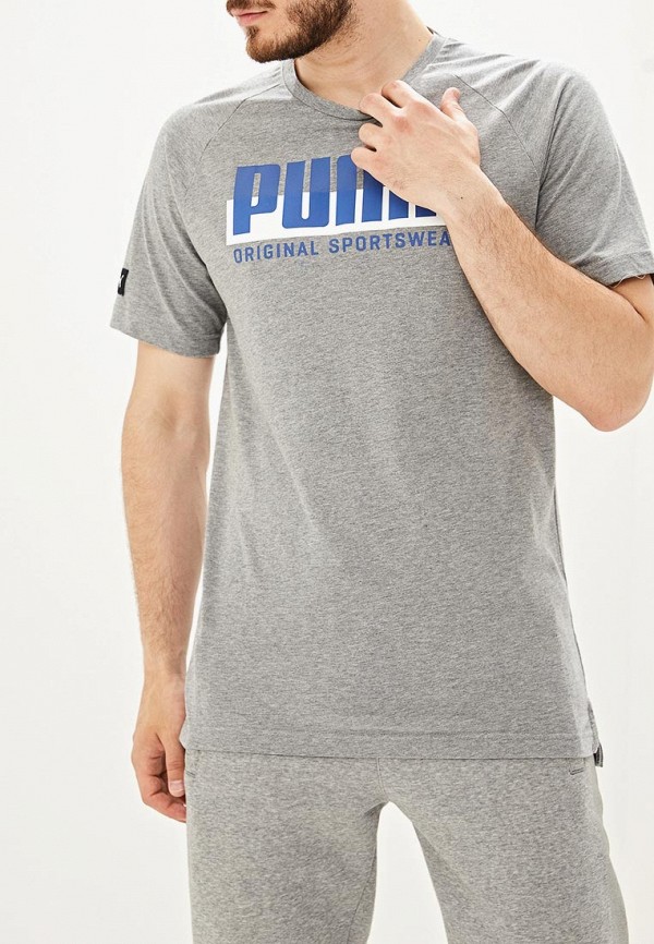 

Футболка PUMA, Athletics Graphic Tee, Серый