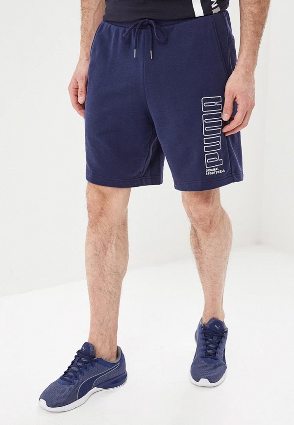 

Шорты спортивные PUMA, PUMA PU053EMDZQS2, Синий