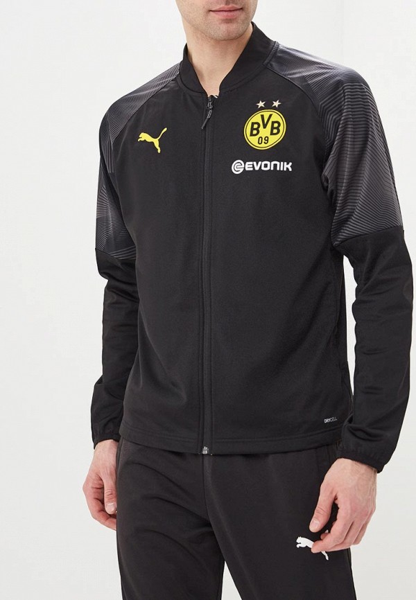 

Олимпийка PUMA, BVB Stadium Poly Jacket with Sponsor Logo, Черный