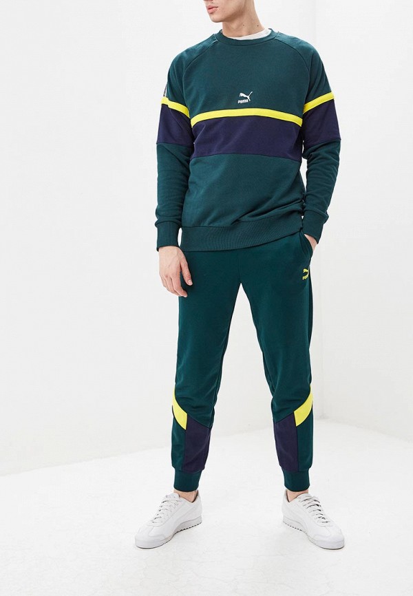 

Свитшот PUMA; PUMA PU053EMDZQU1, Зеленый