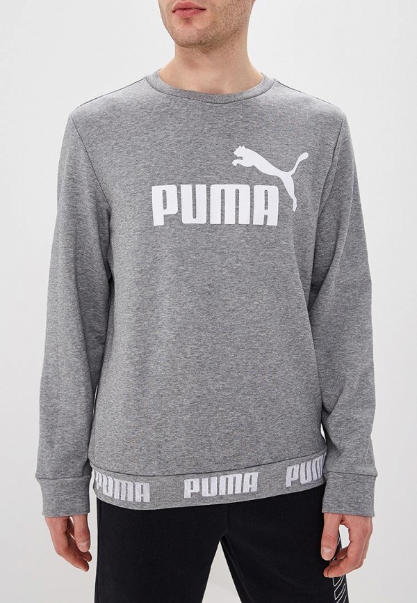 

Свитшот PUMA, PUMA PU053EMDZQU7, Серый