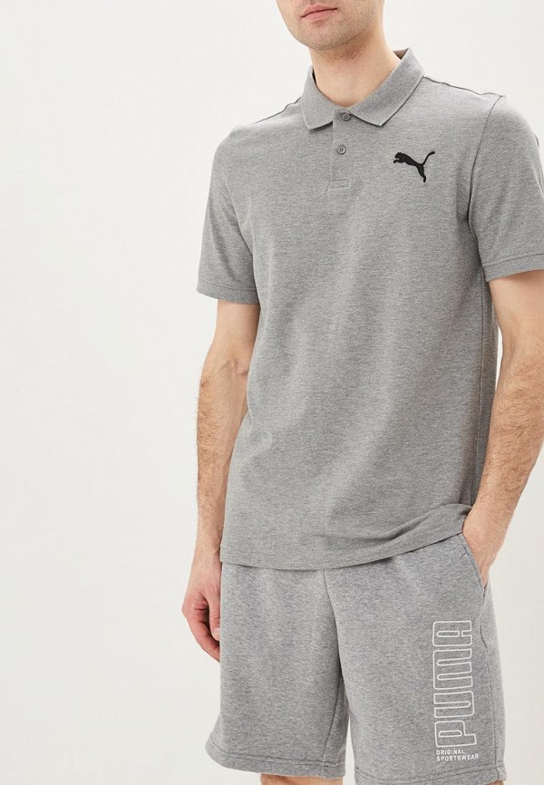 

Поло PUMA, Серый, PUMA PU053EMDZQZ2