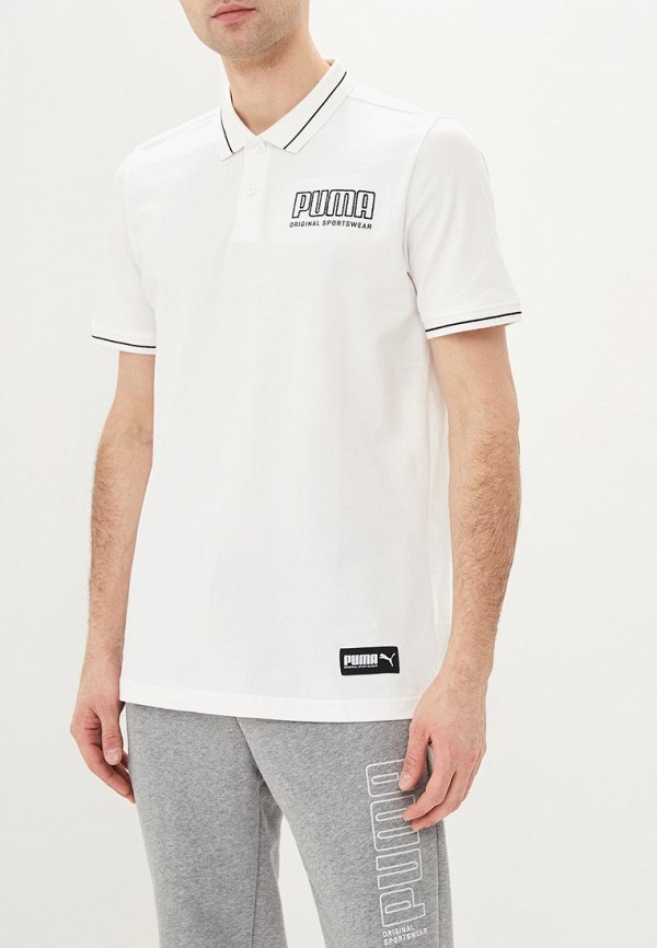 

Поло PUMA; PUMA PU053EMDZQZ9, Белый