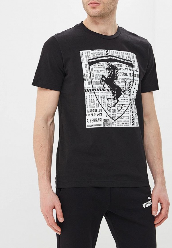 

Футболка PUMA, Ferrari Big Shield Tee, Черный