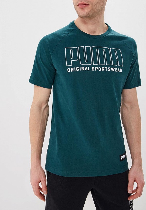 

Футболка PUMA, Athletics Graphic Tee, Зеленый