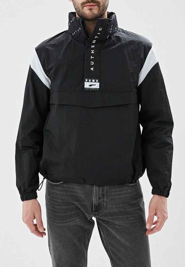 

Ветровка PUMA, 90s Retro Windbreaker, Черный