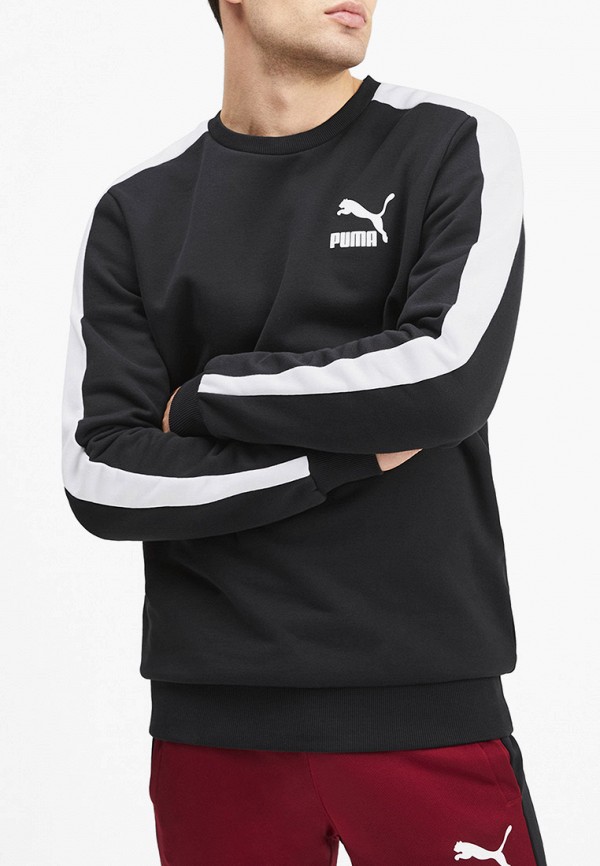 

Свитшот PUMA, Iconic T7 Crew FL, Черный