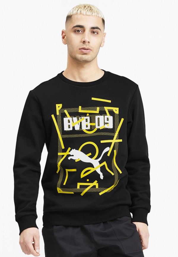 

Свитшот PUMA, Черный, BVB PUMA DNA Sweat