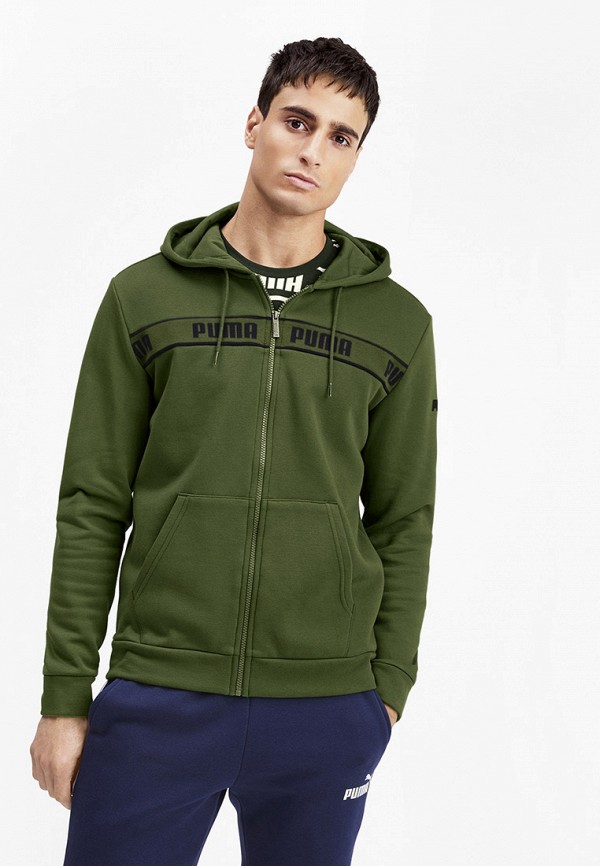 

Толстовка PUMA, Хаки, Amplified Hooded Jacket FL