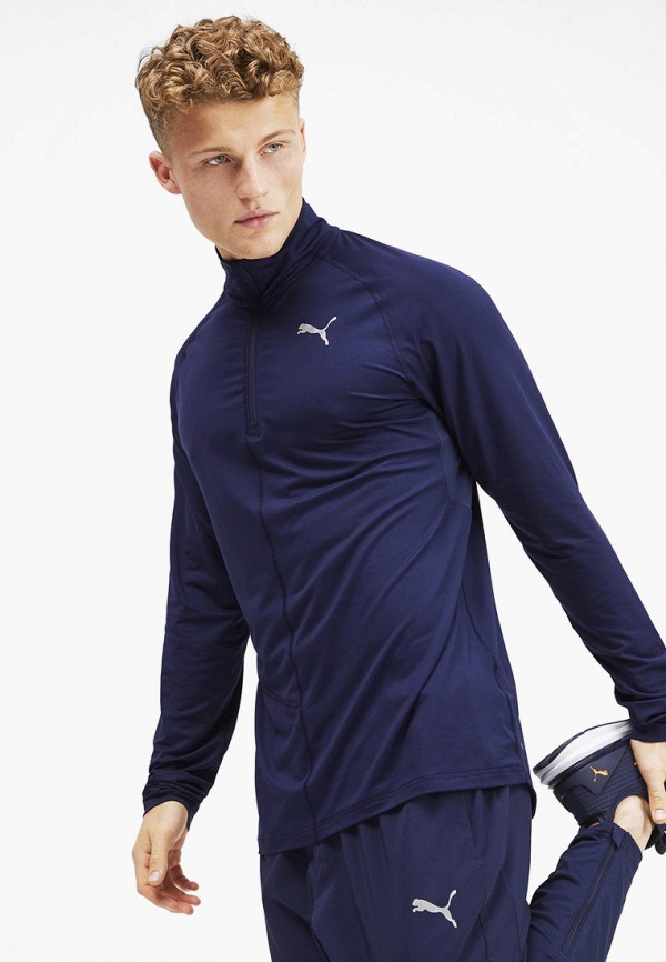 

Лонгслив спортивный PUMA, Синий, Ignite Halfzip Top