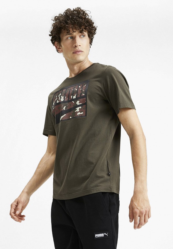 

Футболка PUMA, Хаки, Rebel CAMO filled Tee