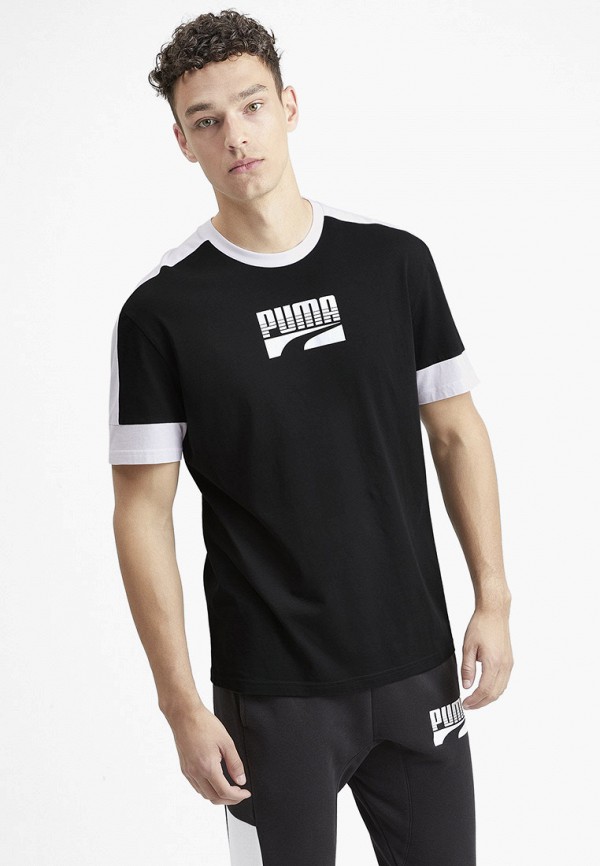 

Футболка PUMA, Черный, Rebel Block Tee