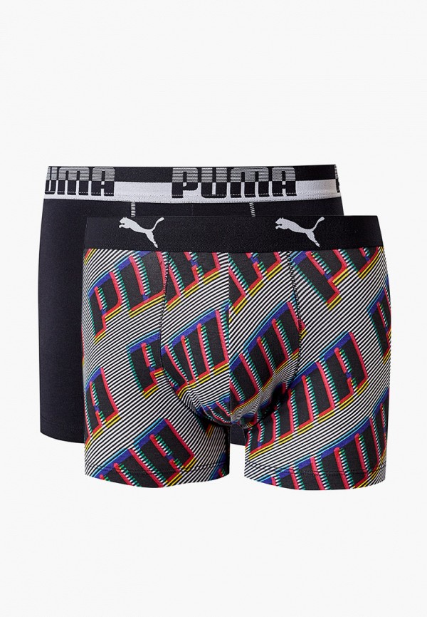 

Комплект PUMA, Разноцветный, PUMA BASIC BOXER 2P AOP WORDING