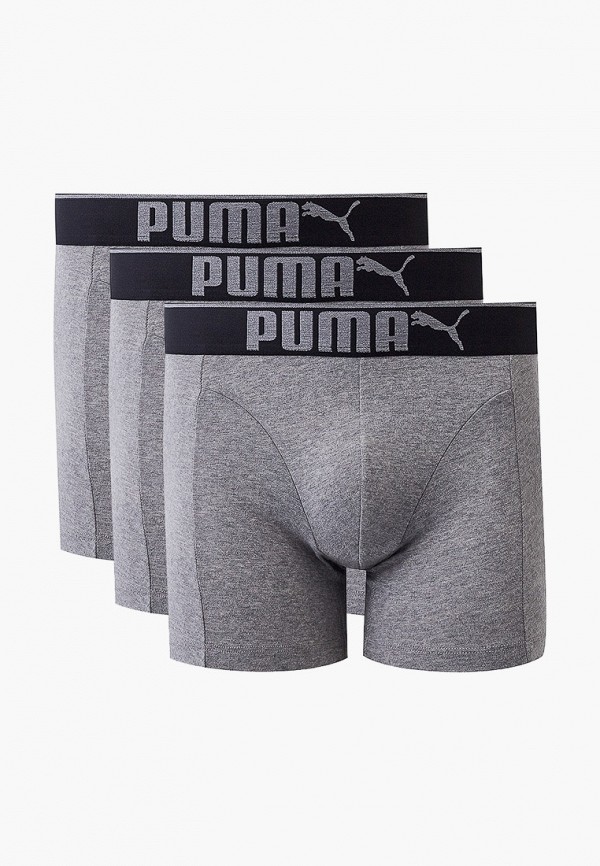 

Комплект PUMA, Серый, PUMA LIFESTYLE SUEDED COTTON BOXER 3P BOX
