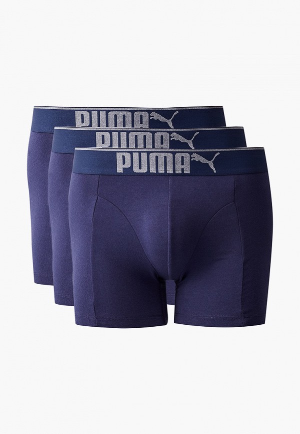 

Комплект PUMA, Синий, PUMA LIFESTYLE SUEDED COTTON BOXER 3P BOX