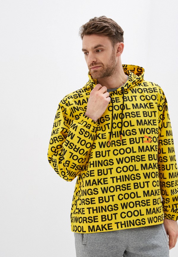 

Ветровка PUMA, Желтый, PUMA x RDET AOP Windbreaker