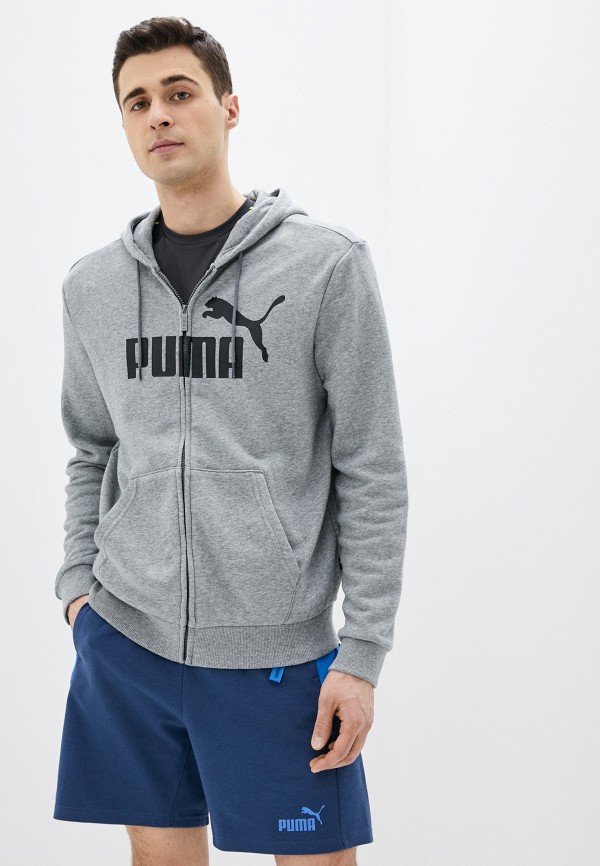 

Толстовка PUMA, Серый, Essentials Hooded Jacket