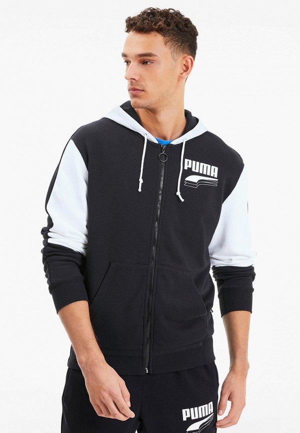 

Толстовка PUMA, Черный, REBEL Block FZ Hoody TR