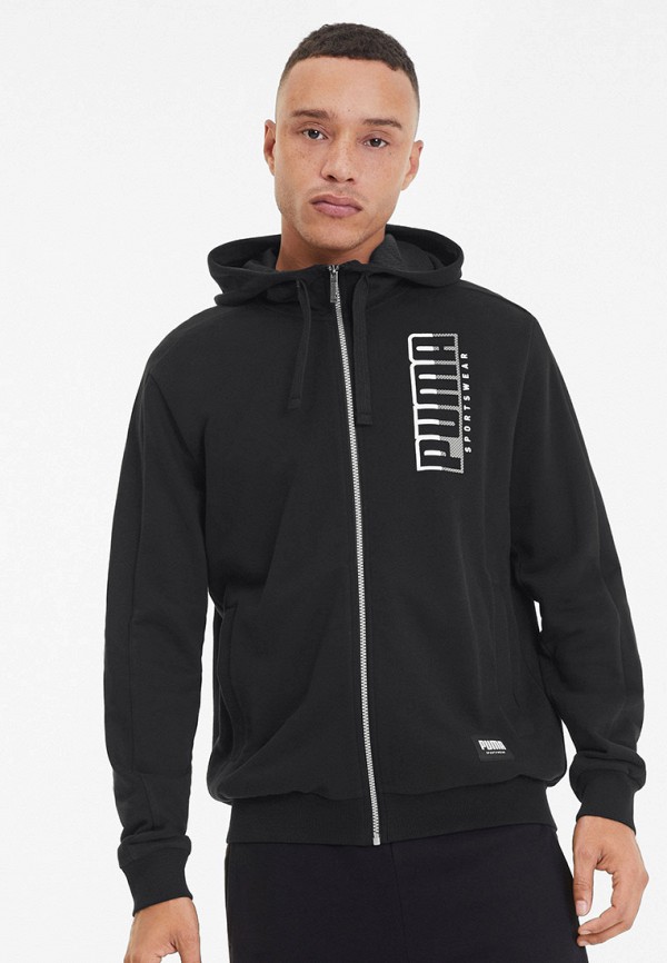 

Толстовка PUMA, Черный, ATHLETICS Hooded Jacket TR