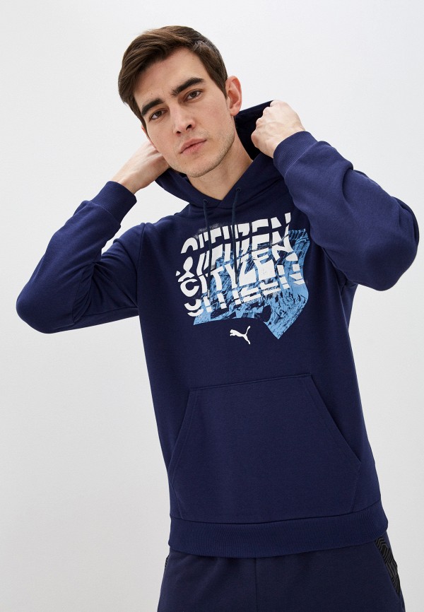 

Худи PUMA, Синий, MCFC Graphic Hoody