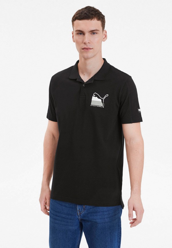 

Поло PUMA, Черный, ATHLETICS Polo