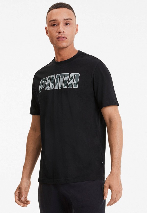 

Футболка PUMA, Черный, Rebel CAMO Fill Tee