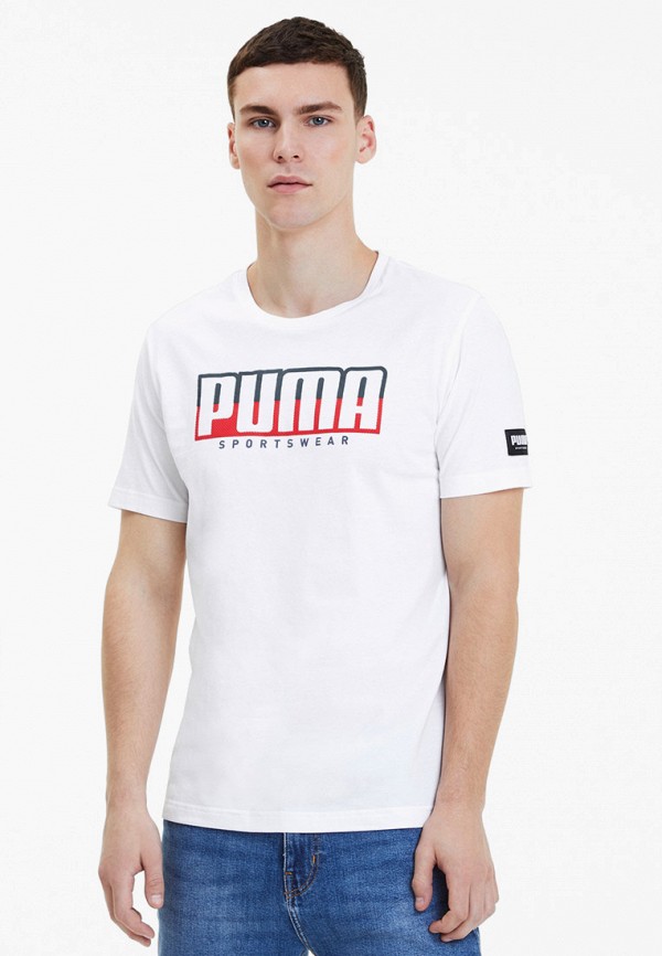 

Футболка PUMA, Белый, ATHLETICS Tee Big Logo