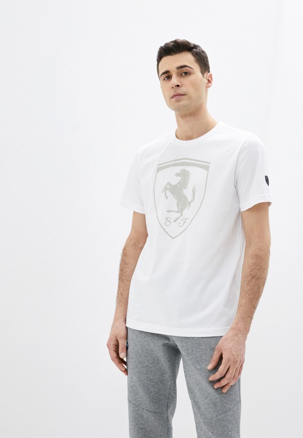 

Футболка PUMA, Белый, Ferrari Big Shield Tee