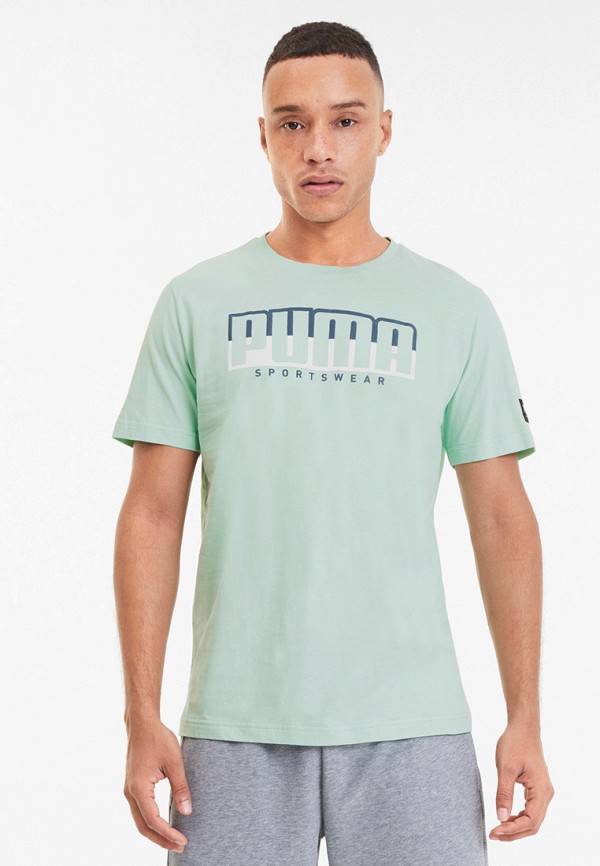 

Футболка PUMA, Бирюзовый, ATHLETICS Tee Big Logo