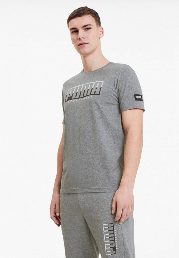

Футболка PUMA, Серый, ATHLETICS Tee Big Logo