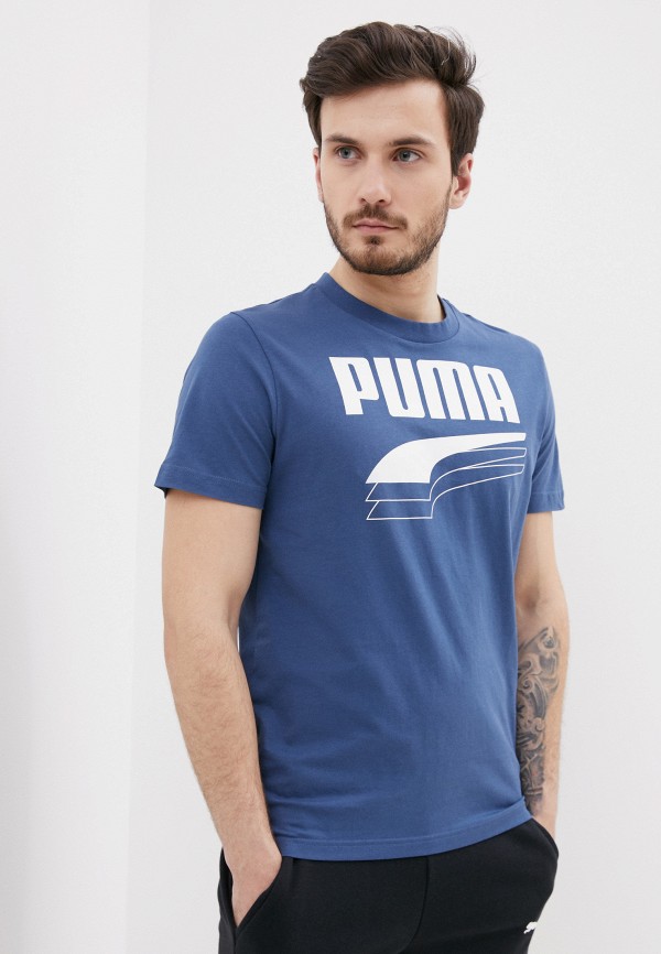 

Футболка PUMA, Синий, REBEL Bold Tee