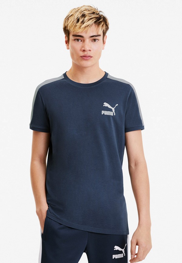 

Футболка PUMA, Синий, Iconic T7 Slim Tee