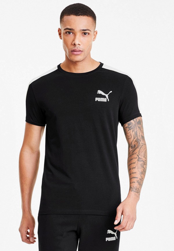 

Футболка PUMA, Черный, Iconic T7 Slim Tee