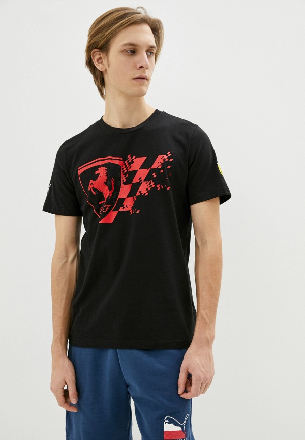 

Футболка PUMA, Черный, SF Big Shield Tee+