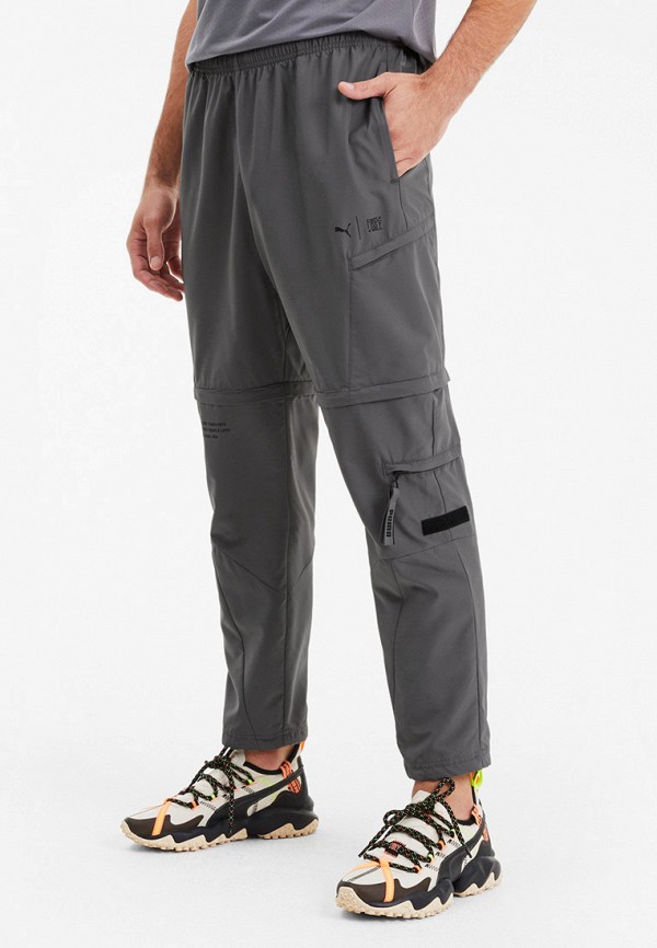 

Брюки спортивные PUMA, Серый, First Mile 2in1 Woven Pant