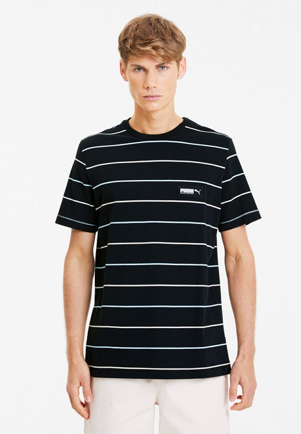 

Футболка PUMA, Черный, FUSION Striped Tee