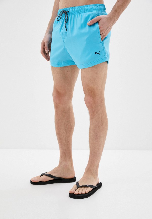 

Шорты для плавания PUMA, Голубой, MEN SHORT LENGTH SWIM SHORTS 1P