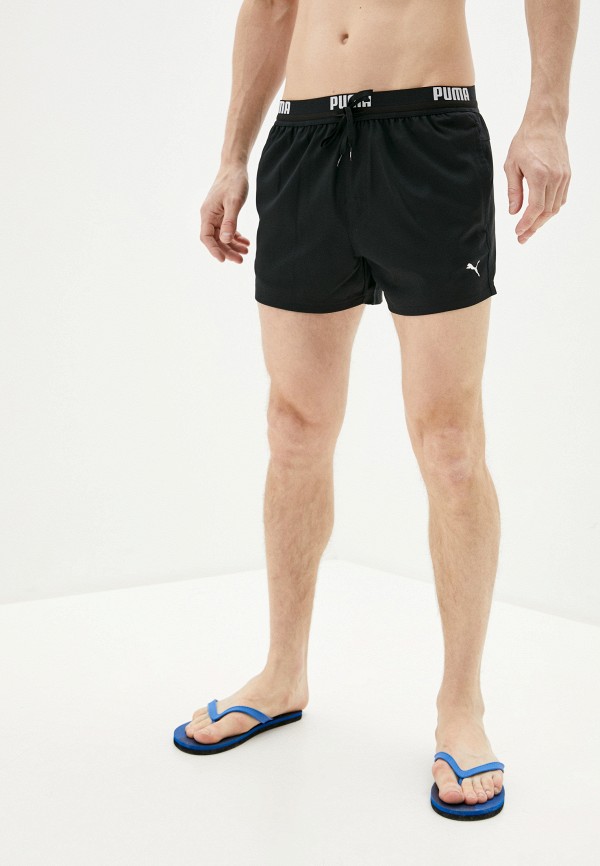 

Шорты для плавания PUMA, Черный, MEN LOGO SHORT LENGTH SWIM SHORTS 1P