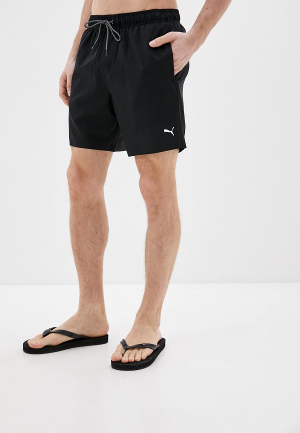 

Шорты для плавания PUMA, Черный, MEN MEDIUM LENGTH SWIM SHORTS 1P