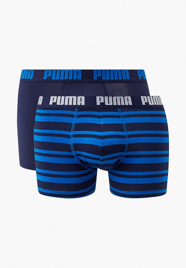 

Трусы 2 шт. PUMA, Синий, HERITAGE STRIPE BOXER 2