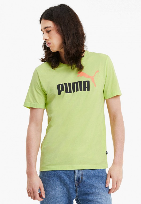 

Футболка PUMA, Зеленый, ESS 2 Col Logo Tee