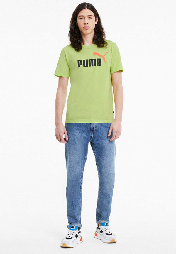 

Футболка PUMA, Зеленый, ESS 2 Col Logo Tee