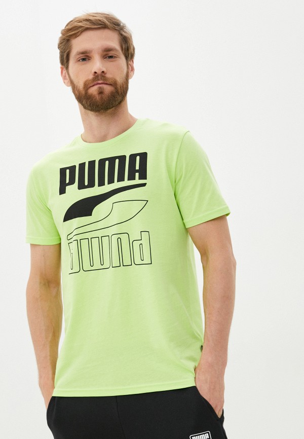 

Футболка PUMA, Зеленый, Rebel Tee