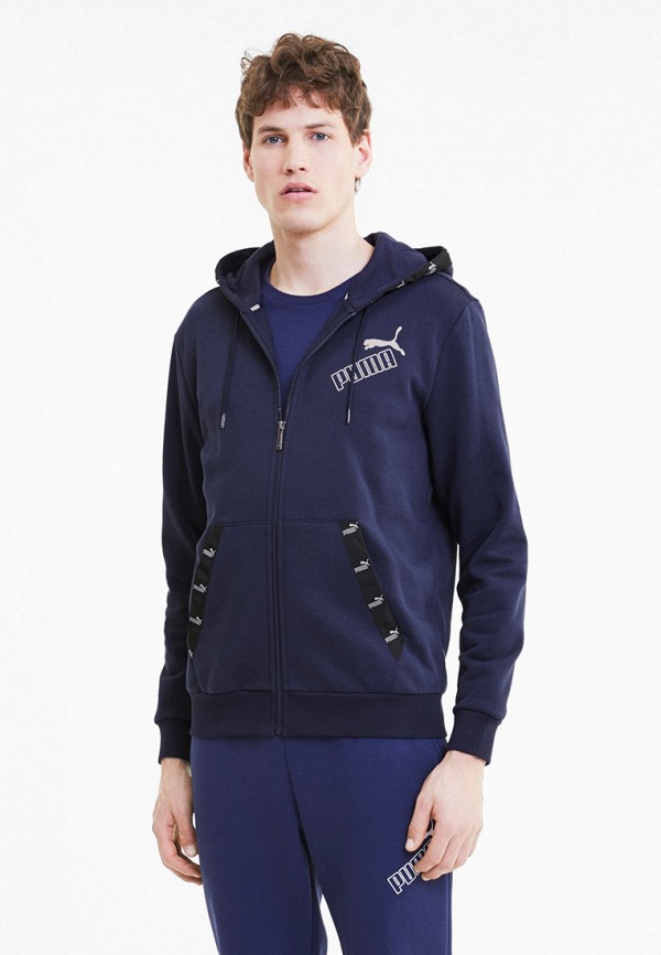 

Толстовка PUMA, Синий, AMPLIFIED FZ Hoodie
