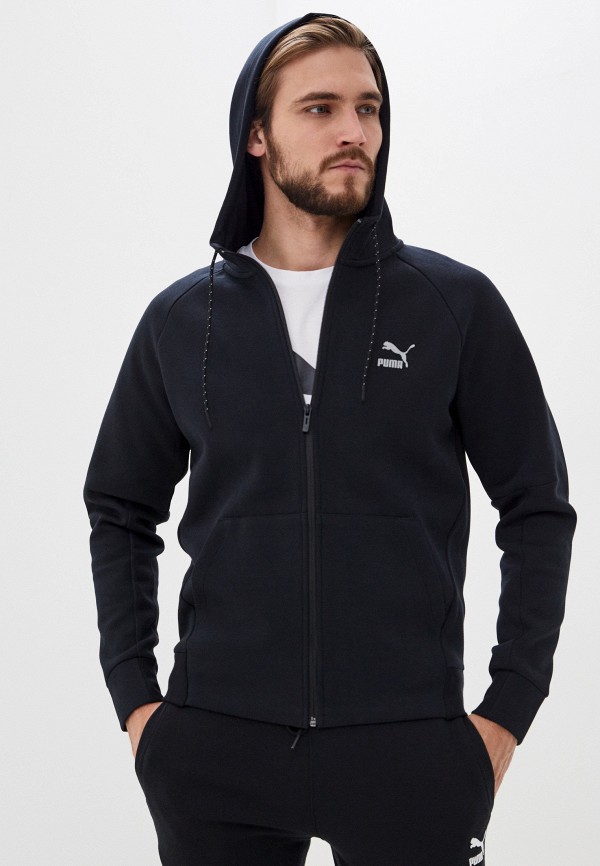 

Толстовка PUMA, Черный, Classics Tech FZ Hoodie