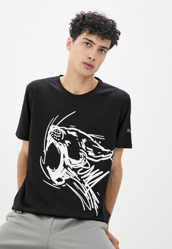 

Футболка спортивная PUMA, Черный, Performance Graphic SS Tee