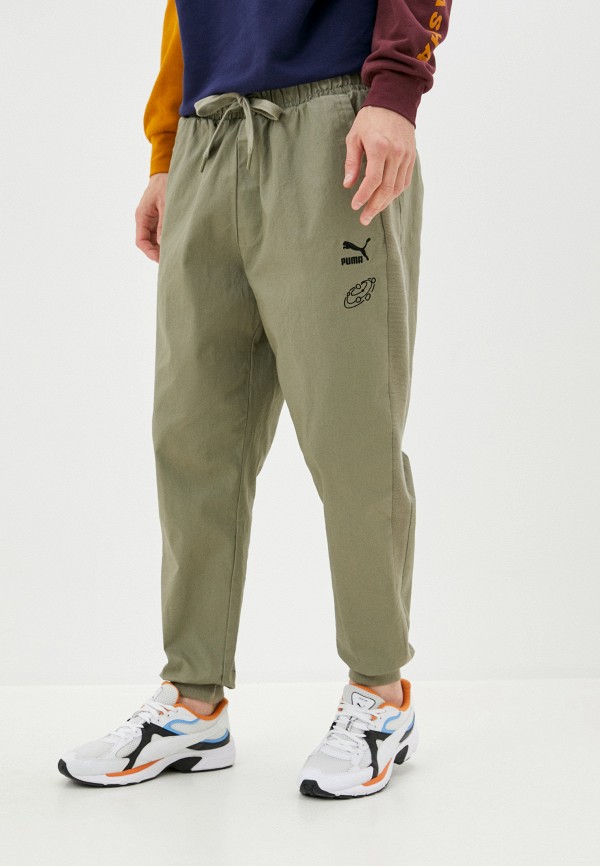 

Брюки спортивные PUMA, Хаки, PUMA x TYAKASHA Track Pants