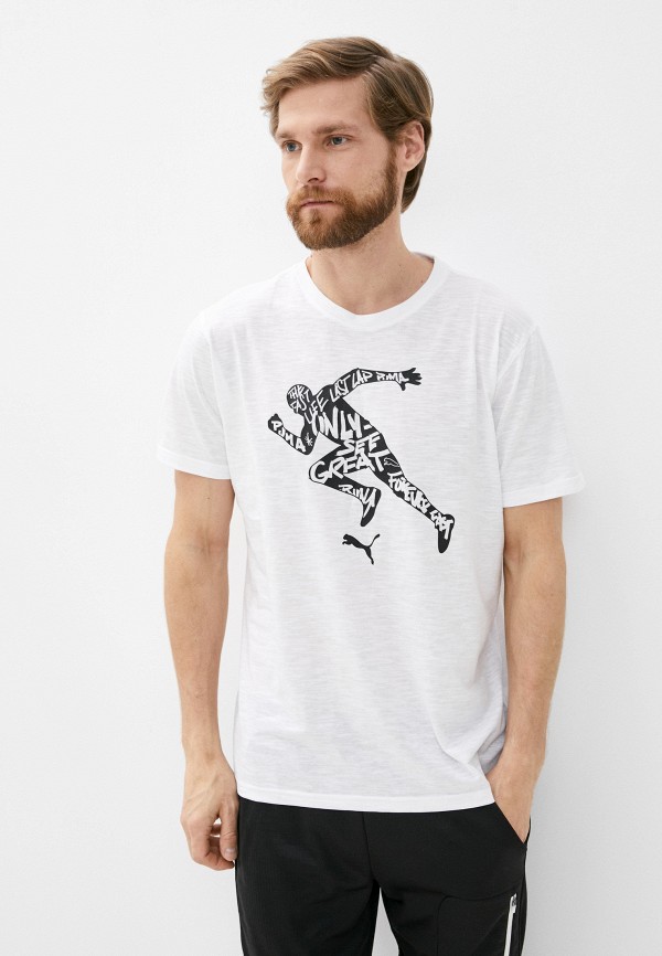

Футболка PUMA, Белый, Performance Graphic Short Sleeve Tee